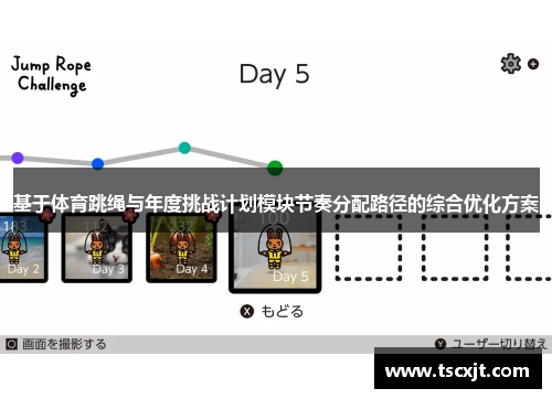 基于体育跳绳与年度挑战计划模块节奏分配路径的综合优化方案